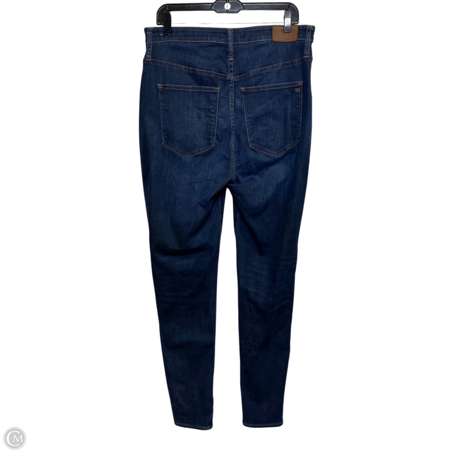 Jeans Skinny By Madewell In Blue Denim, Size: 14