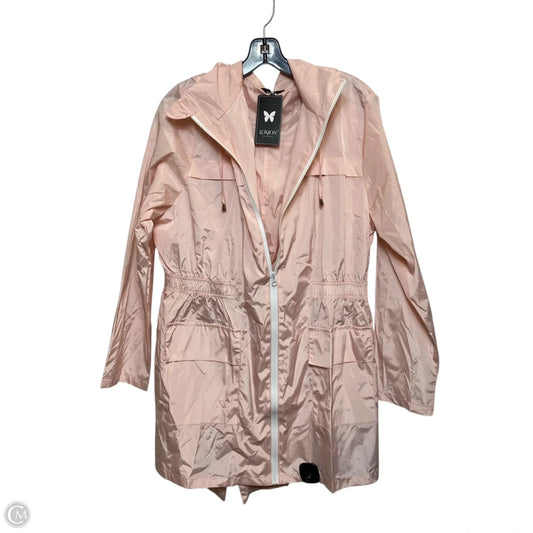 Jacket Windbreaker By Lomon In Pink, Size: L