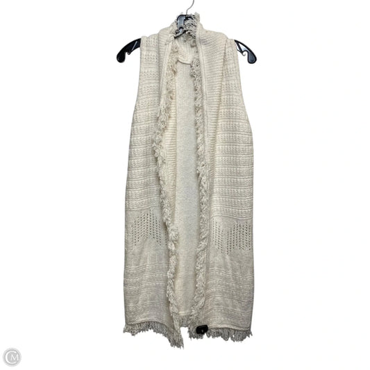 Vest Sweater By Sincerely Jules In Cream, Size: S