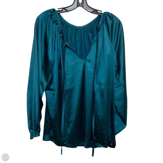 Top Long Sleeve By Clothes Mentor In Green, Size: Xl