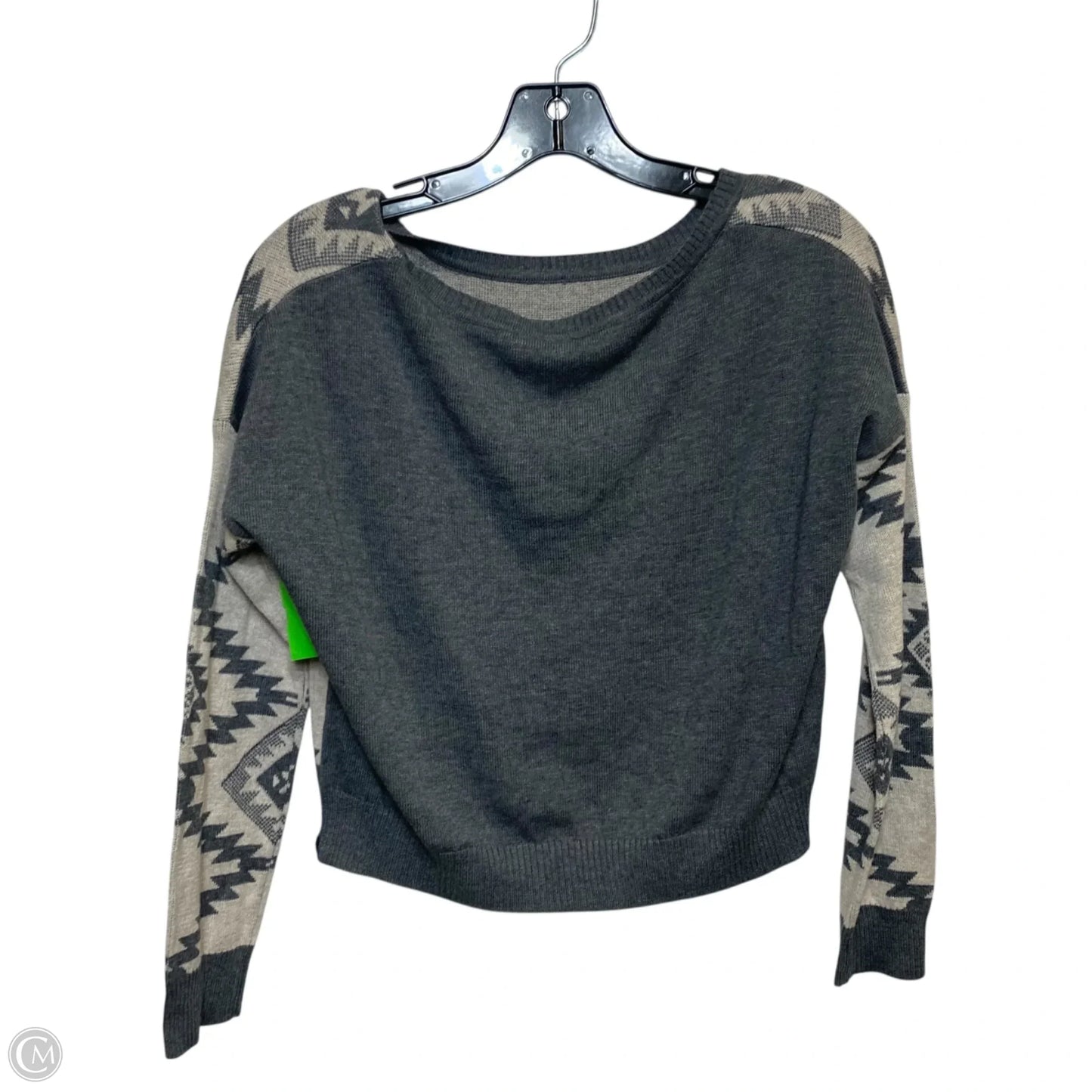 Top Long Sleeve By Heart Crush In Grey, Size: Xs