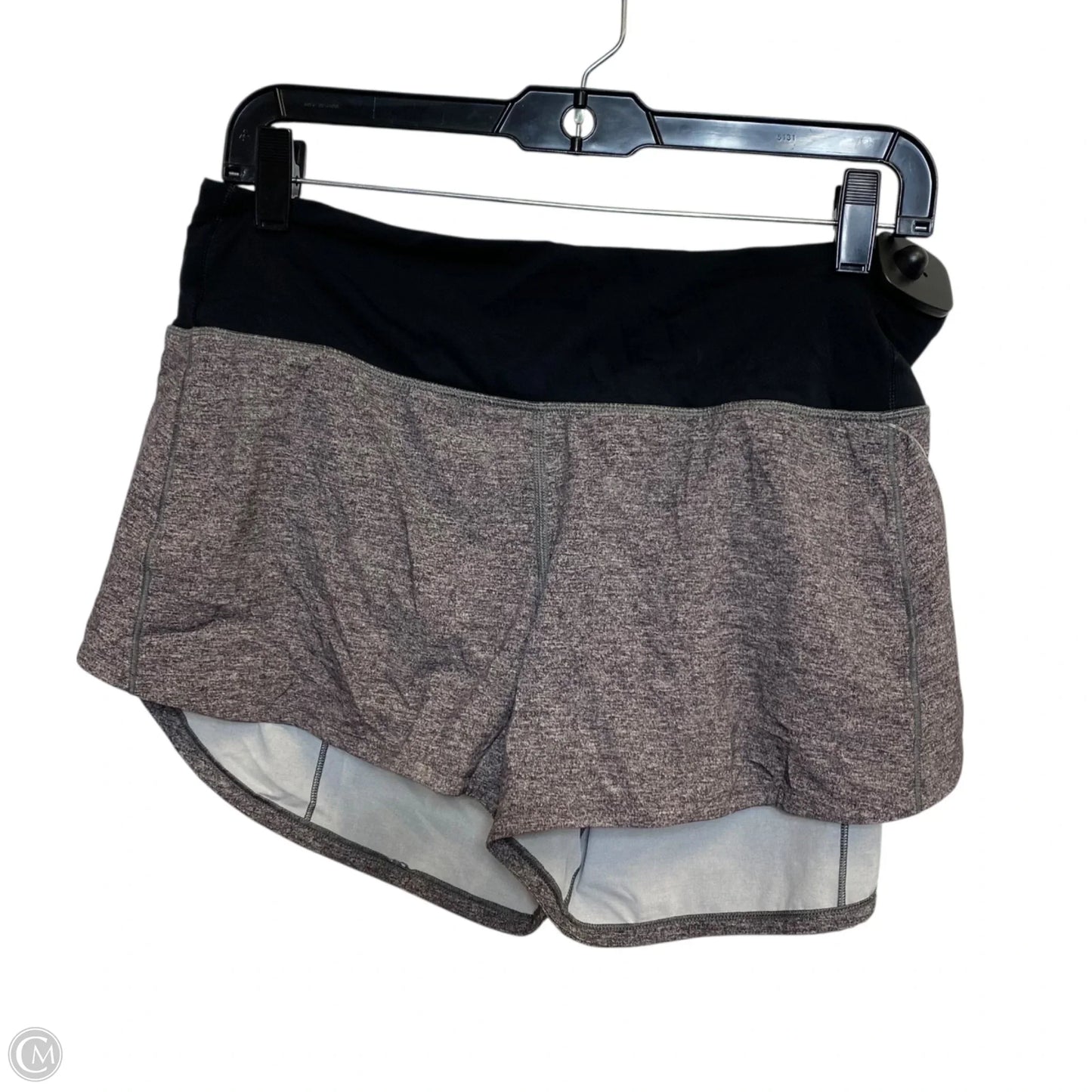 Athletic Shorts By Lululemon In Grey, Size: 8l