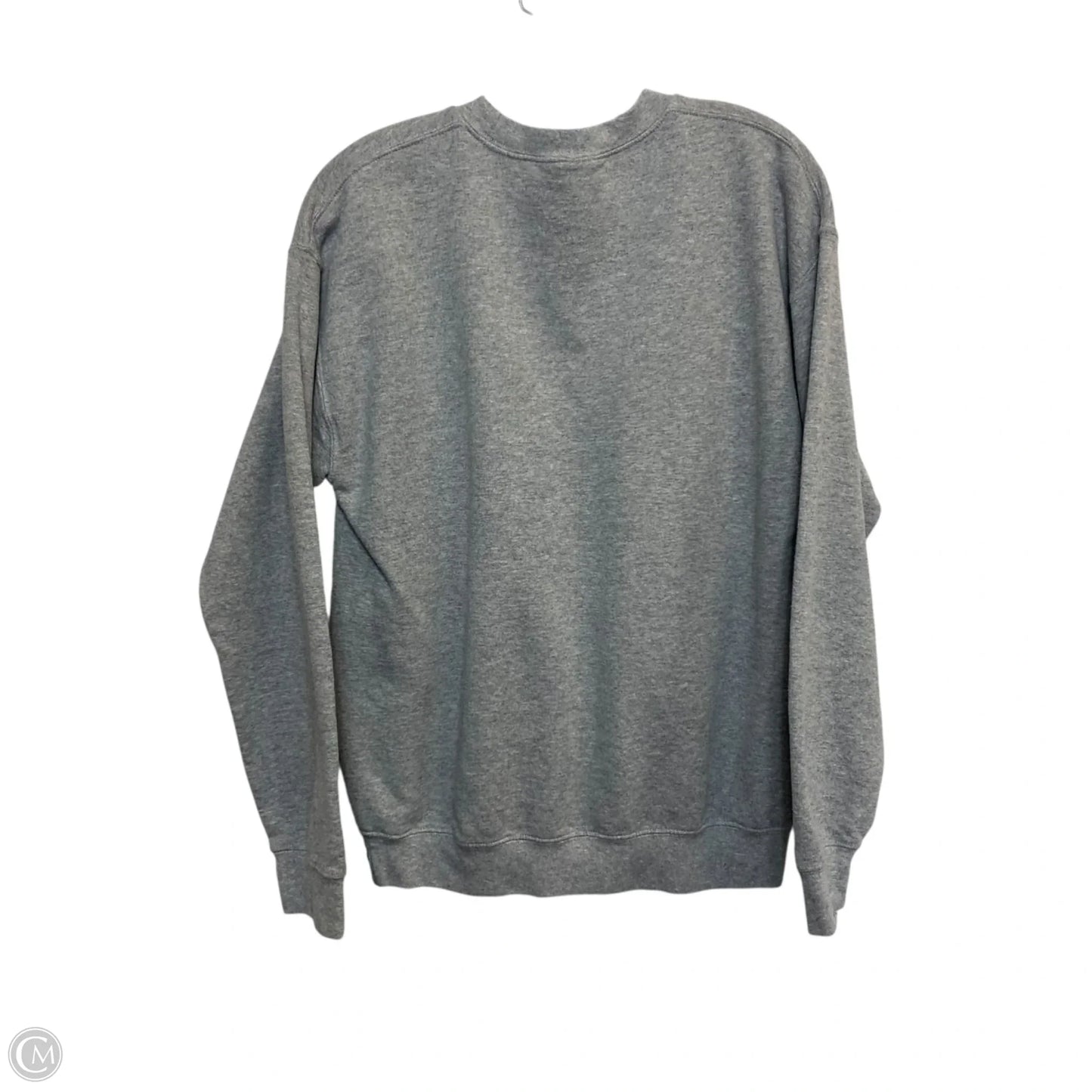 Sweatshirt Crewneck By Barbie In Grey, Size: M