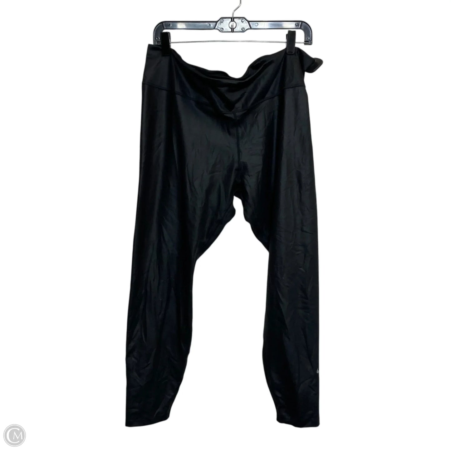 Athletic Leggings By Nike Apparel In Black, Size: Xxl