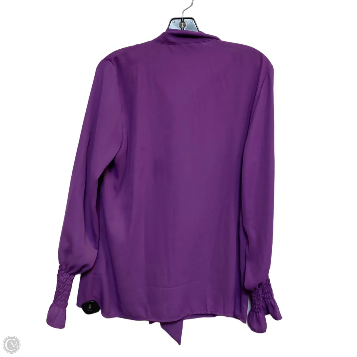 Top Long Sleeve By New York And Co In Purple, Size: M