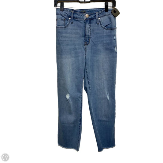 Jeans Straight By Seven 7 In Blue Denim, Size: 10