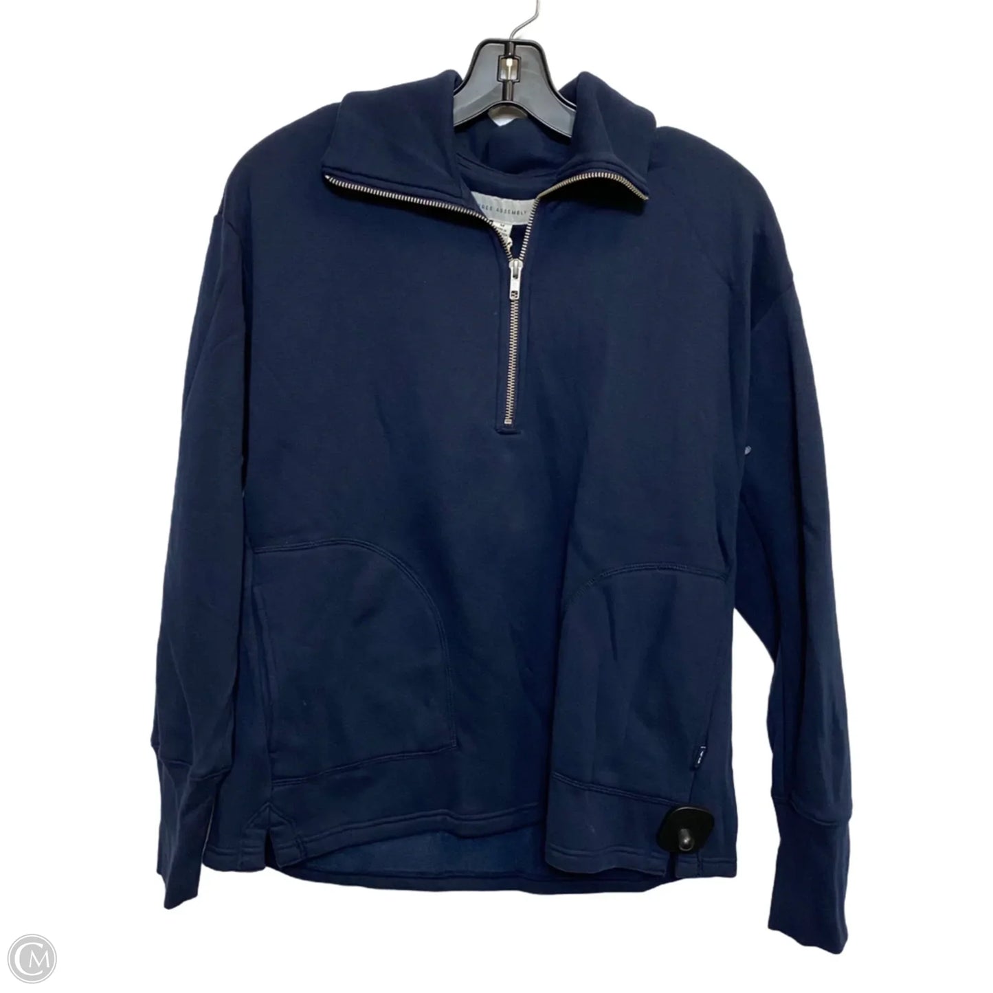 Sweatshirt Collar By Free Assembly In Blue, Size: M