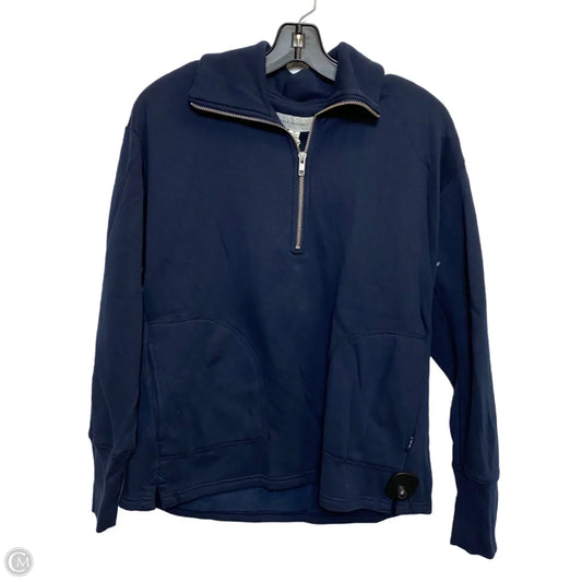 Sweatshirt Collar By Free Assembly In Blue, Size: M