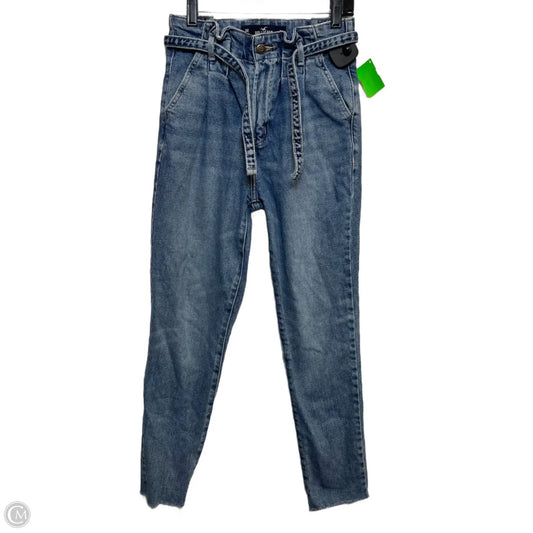 Jeans Boyfriend By Hollister In Blue Denim, Size: 0