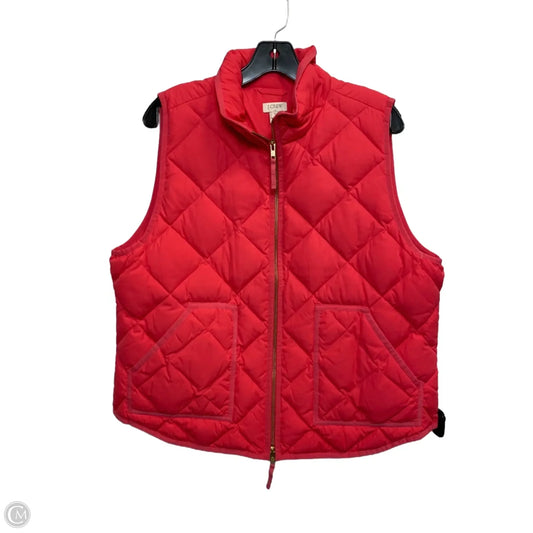 Vest Puffer & Quilted By J. Crew In Pink, Size: Xl