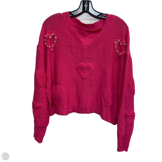 Sweater By Shein In Pink, Size: S