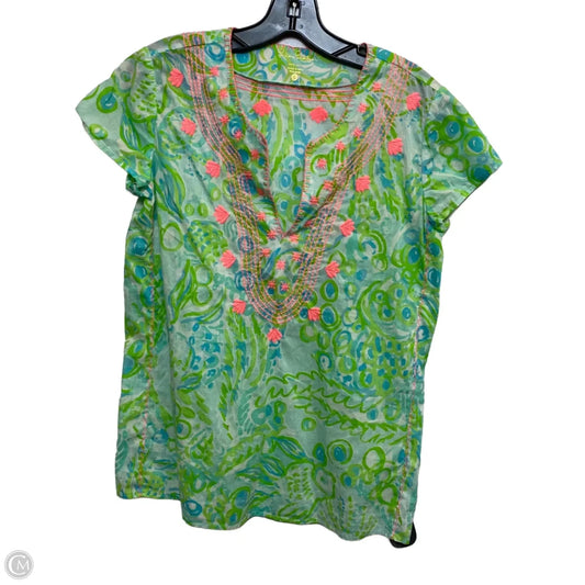 Top Sleeveless Designer By Lilly Pulitzer In Green, Size: S