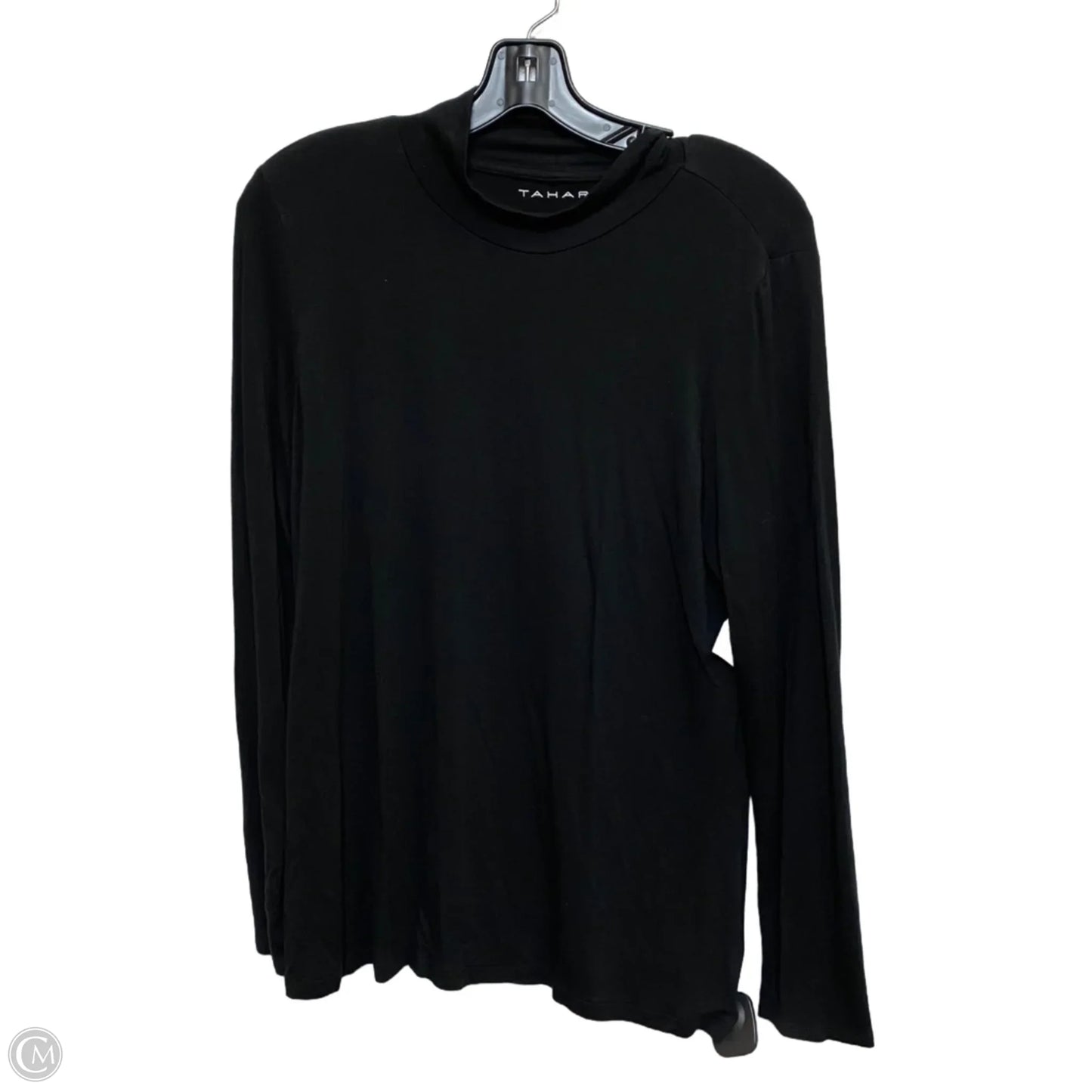 Top Long Sleeve By Tahari In Black, Size: Xl