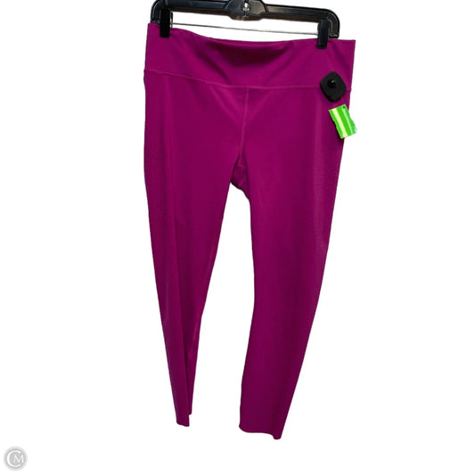 Athletic Leggings By Athleta In Pink, Size: M