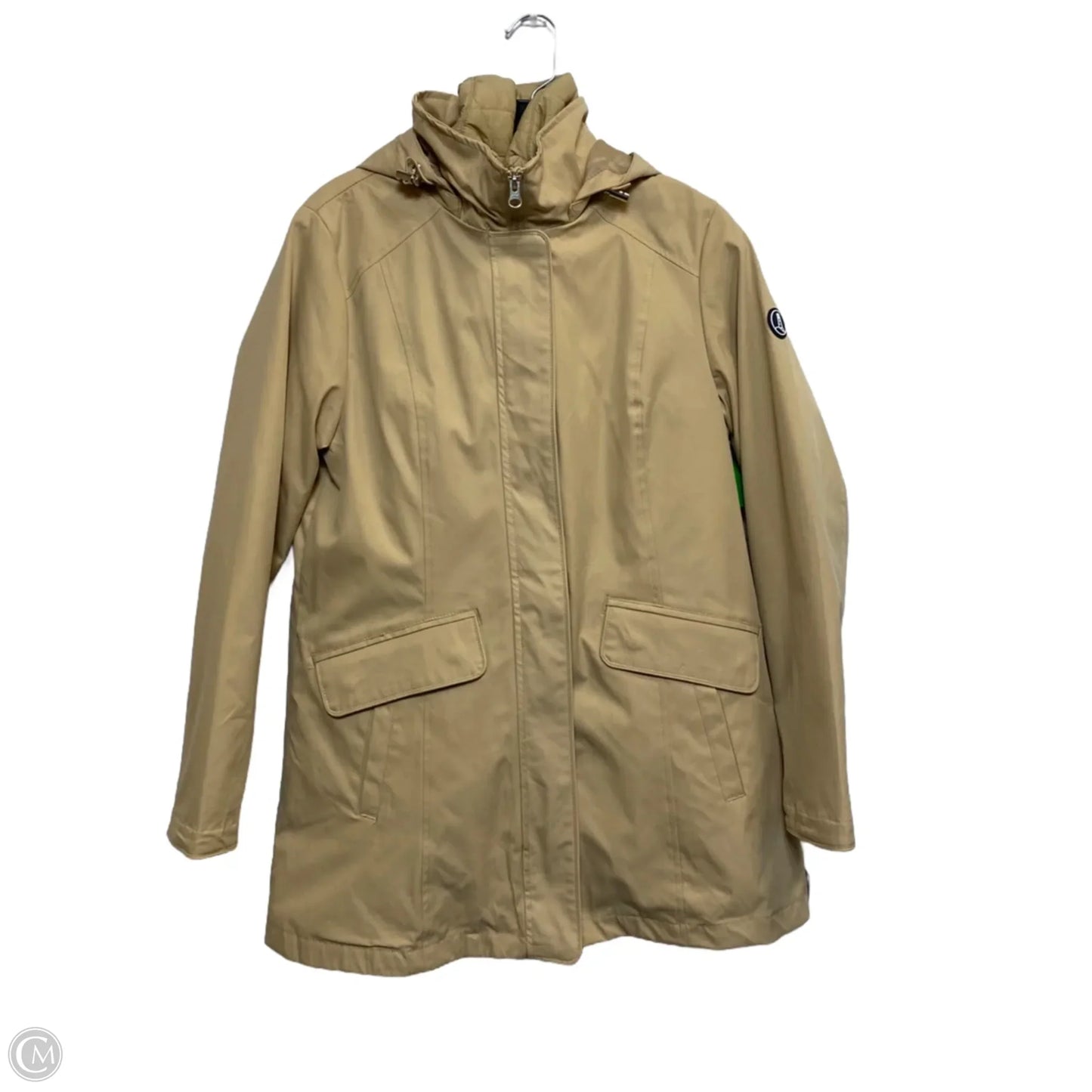 Coat Parka By Lands End In Tan, Size: S