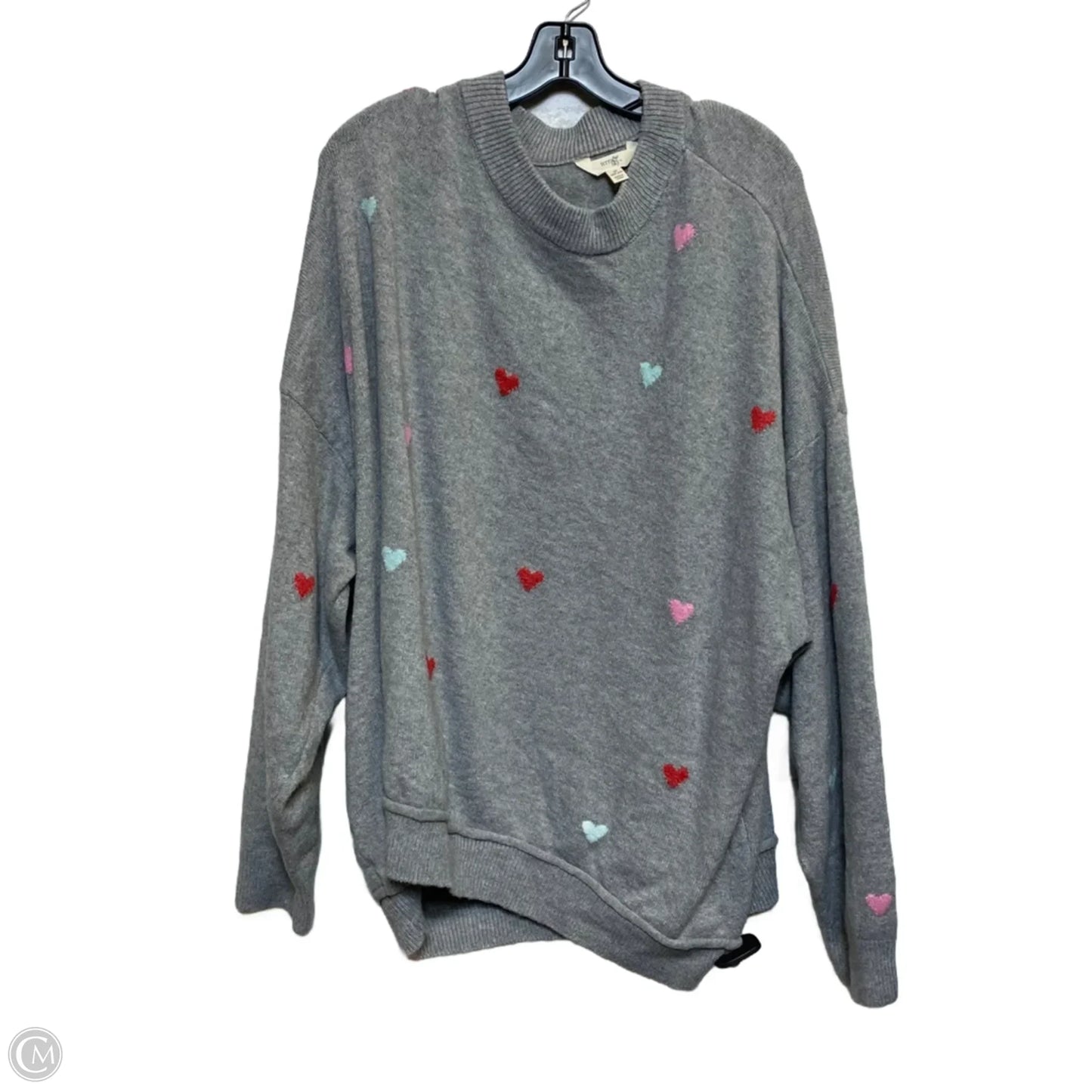 Sweater By Terra & Sky In Grey, Size: 4x