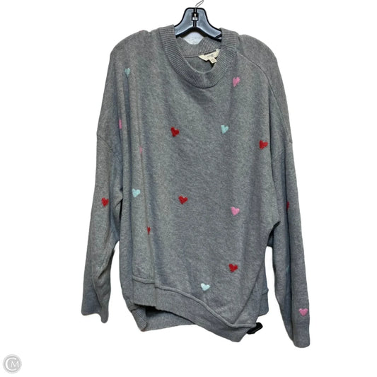 Sweater By Terra & Sky In Grey, Size: 4x