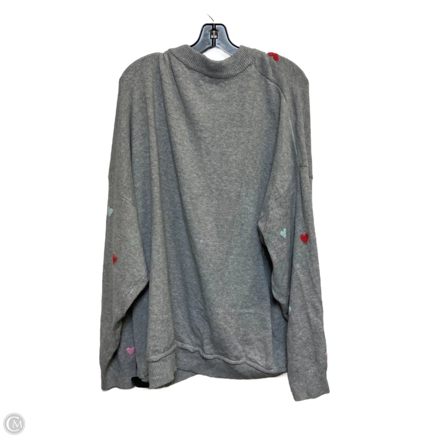 Sweater By Terra & Sky In Grey, Size: 4x