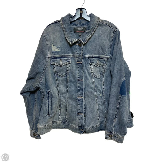 Jacket Denim By Torrid In Blue Denim, Size: 4x