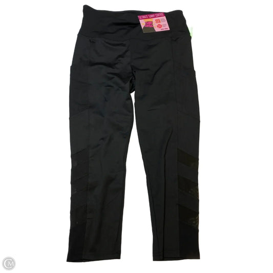 Athletic Leggings By Shosho In Black, Size: L