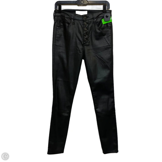 Jeans Skinny By Abercrombie And Fitch In Black Denim, Size: 6