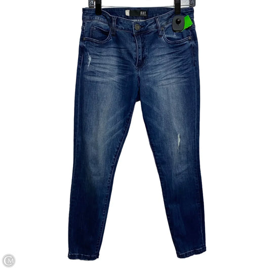 Jeans Skinny By Kut In Blue Denim, Size: 6