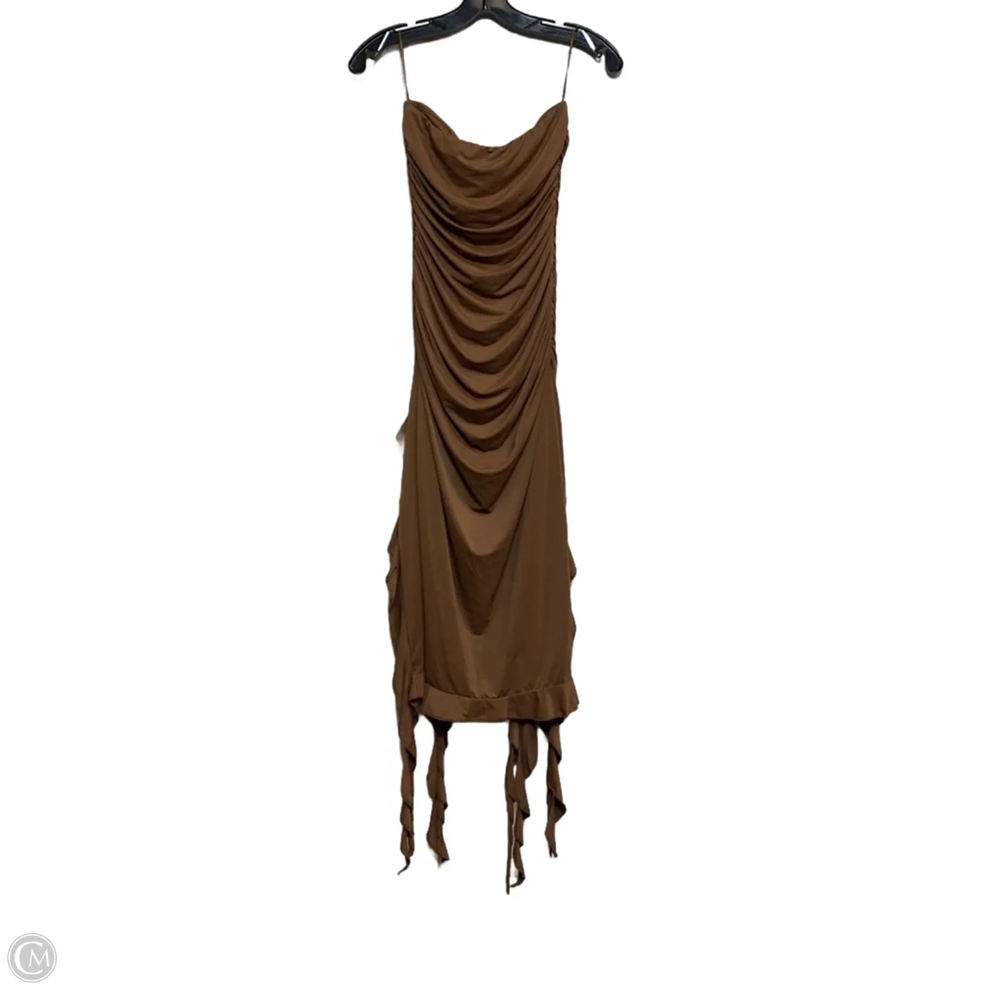 Dress Casual Maxi By Thirty Thirty In Brown, Size: S