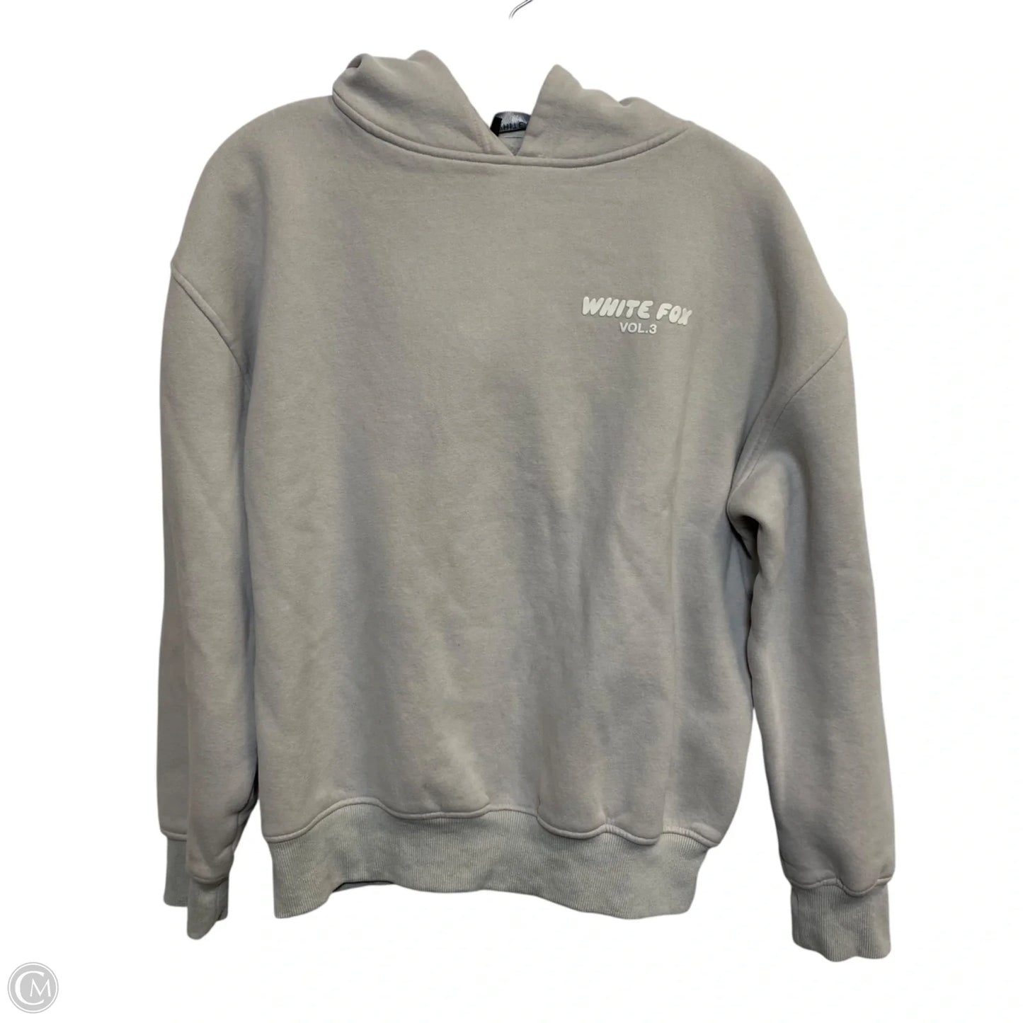 Sweatshirt Hoodie By White Fox In Grey, Size: S