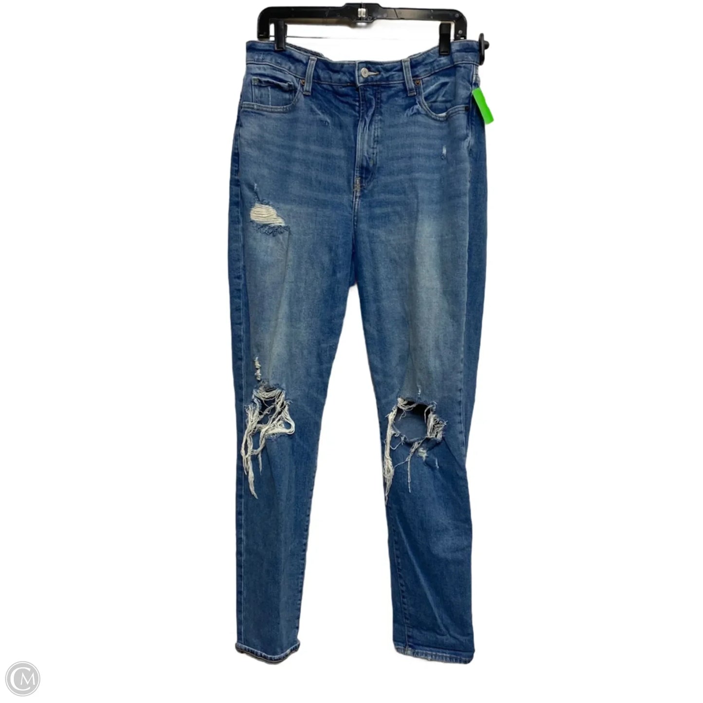 Jeans Straight By Old Navy In Blue Denim, Size: 14