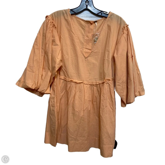 Top Long Sleeve By Free People In Orange, Size: Xs