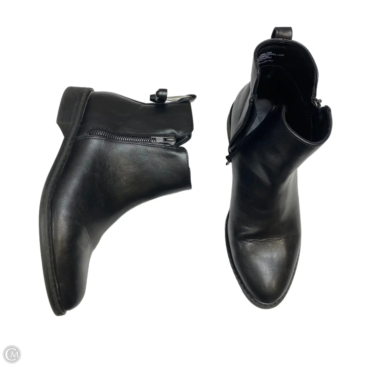 Boots Ankle Flats By Universal Thread In Black, Size: 8