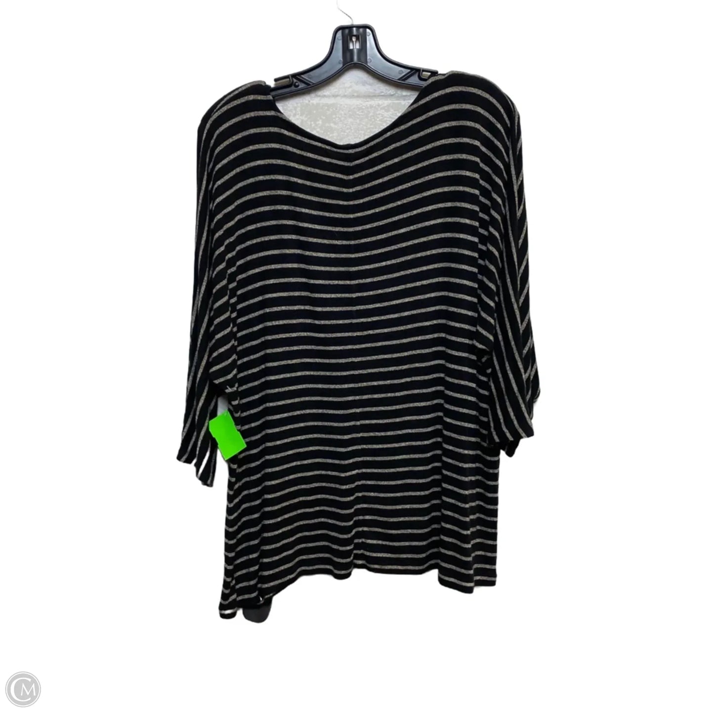 Top Long Sleeve By J. Jill In Black, Size: L