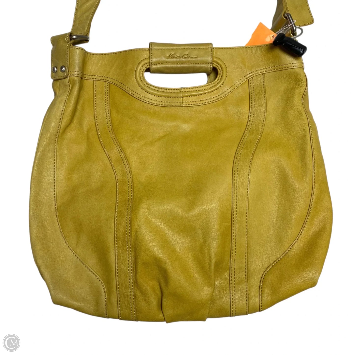 Handbag Leather By Kenneth Cole, Size: Large