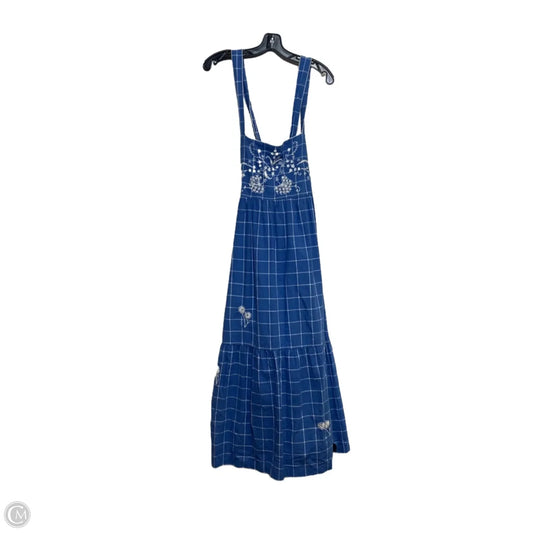 Dress Casual Maxi By Madewell In Blue, Size: L