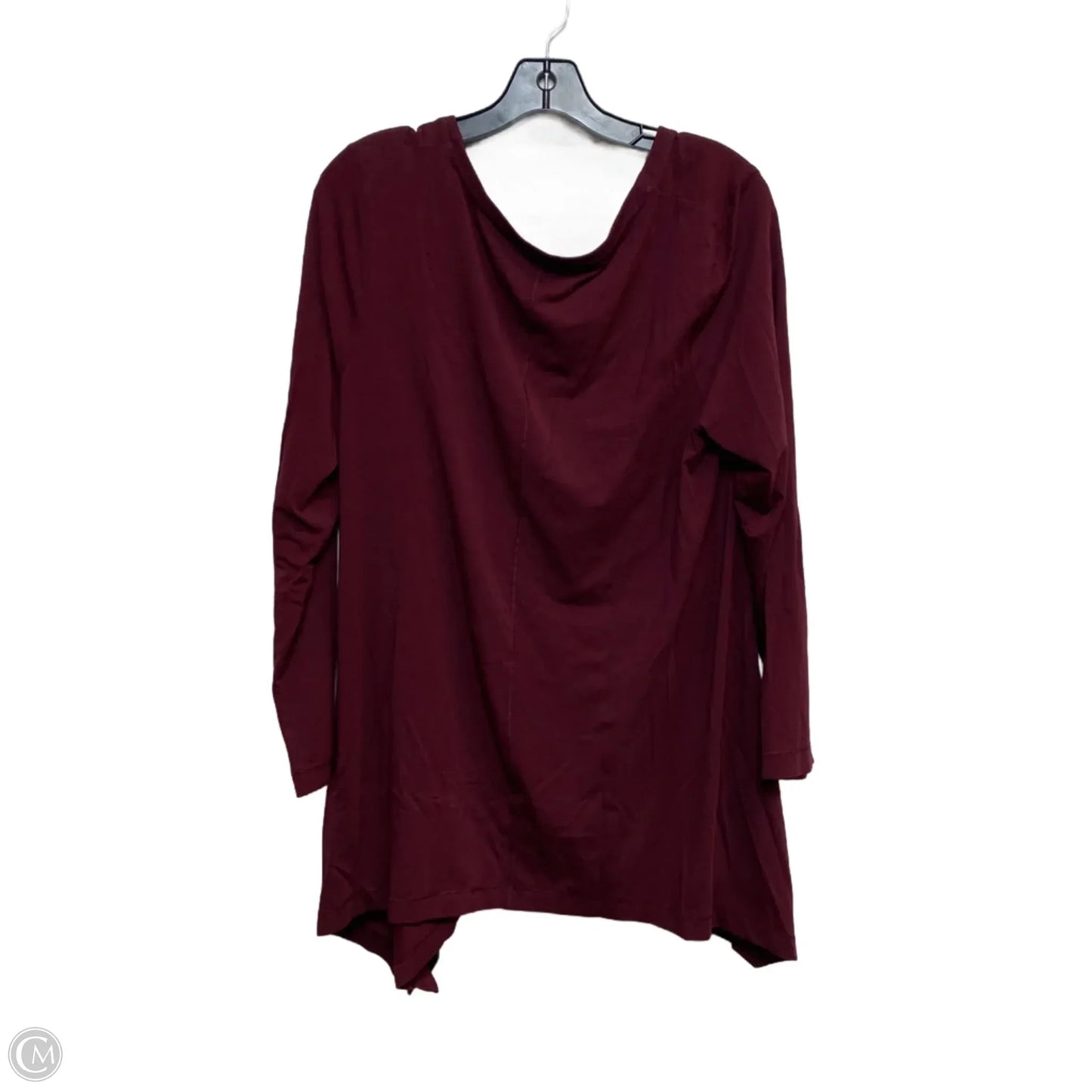 Top 3/4 Sleeve By Chicos In Red, Size: L
