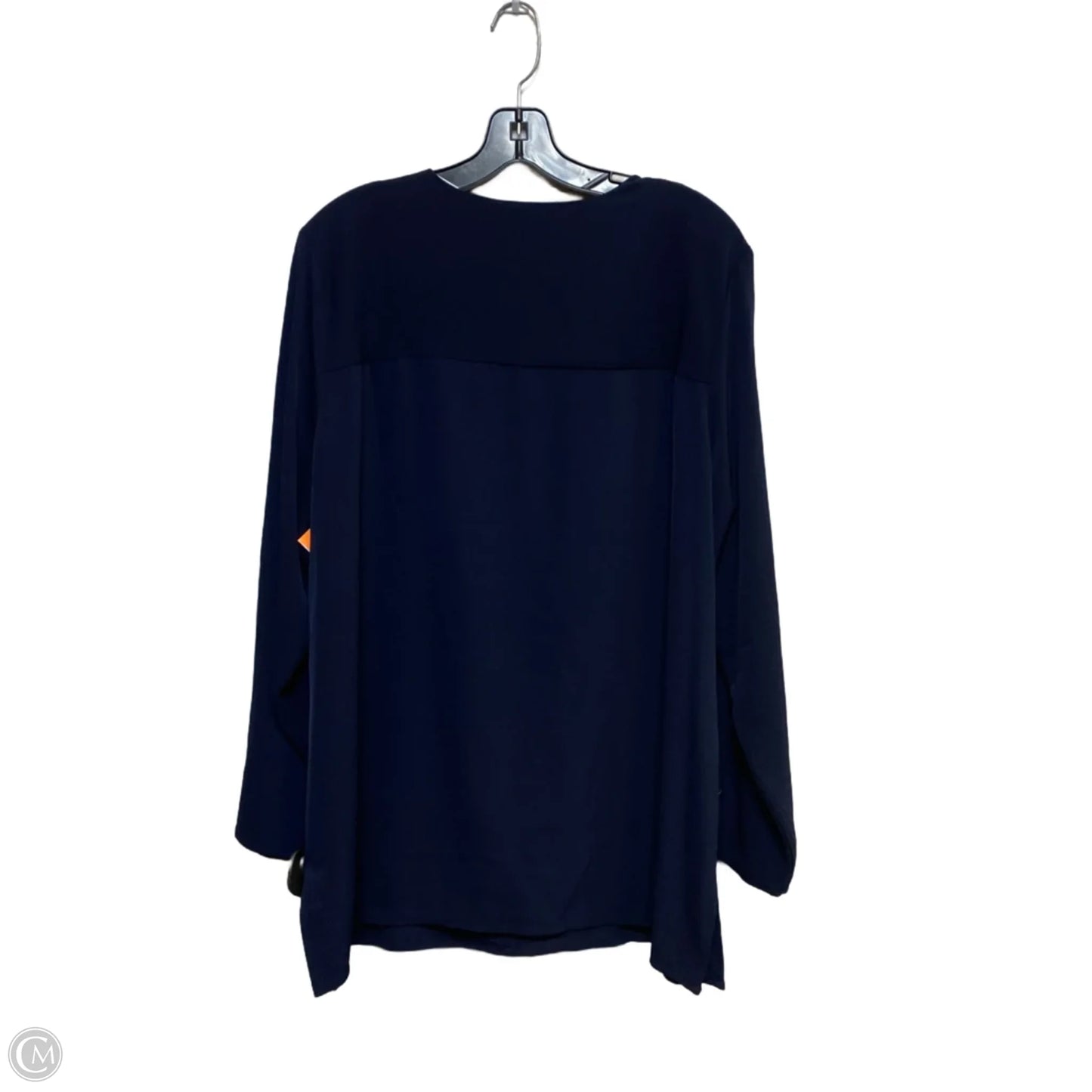 Top 3/4 Sleeve By Chicos In Blue, Size: Xl