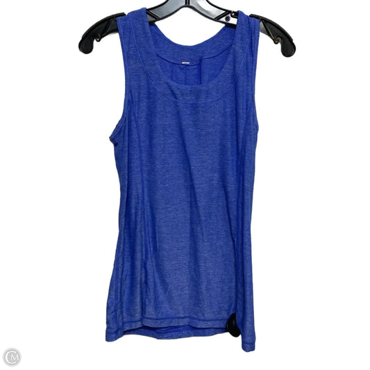 Athletic Tank Top By Lululemon In Blue, Size: M