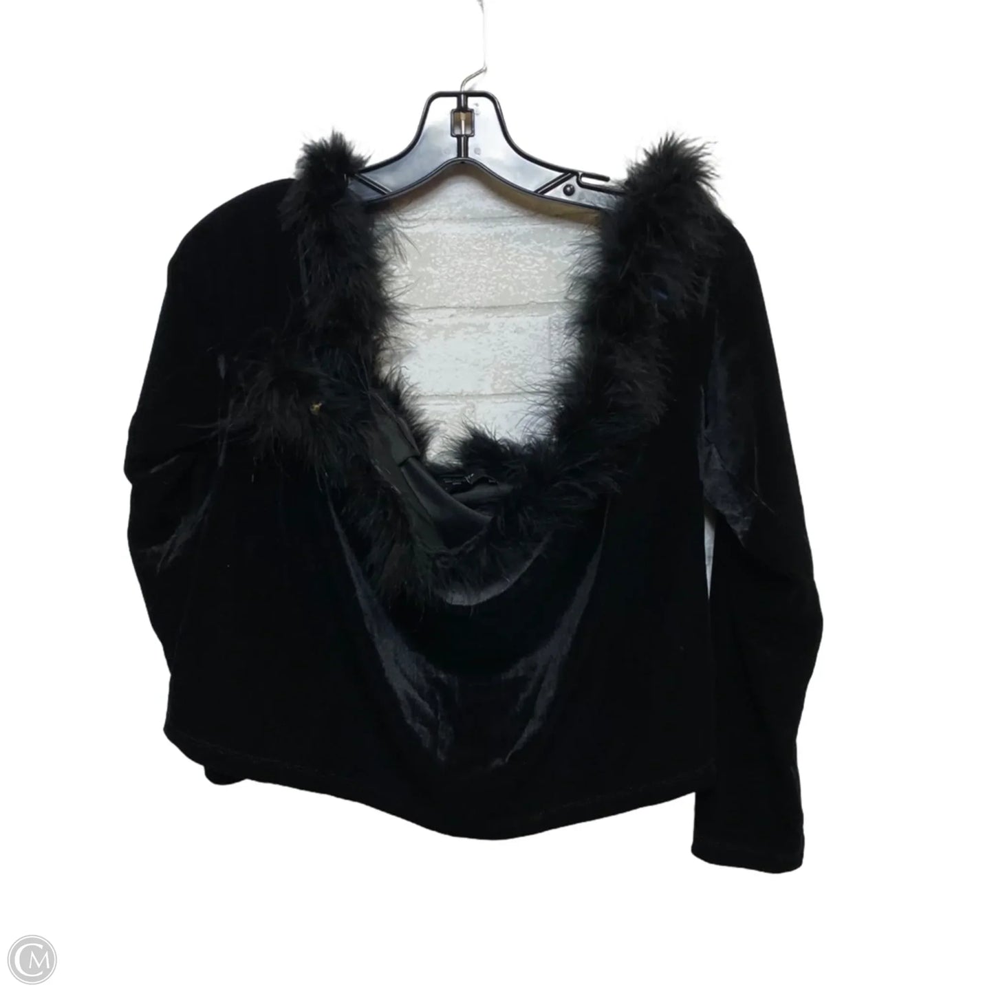 Top Long Sleeve By Forever 21 In Black, Size: 2x