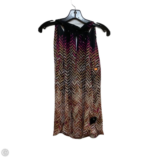 Top Sleeveless By White House Black Market In Black & Purple, Size: Xs
