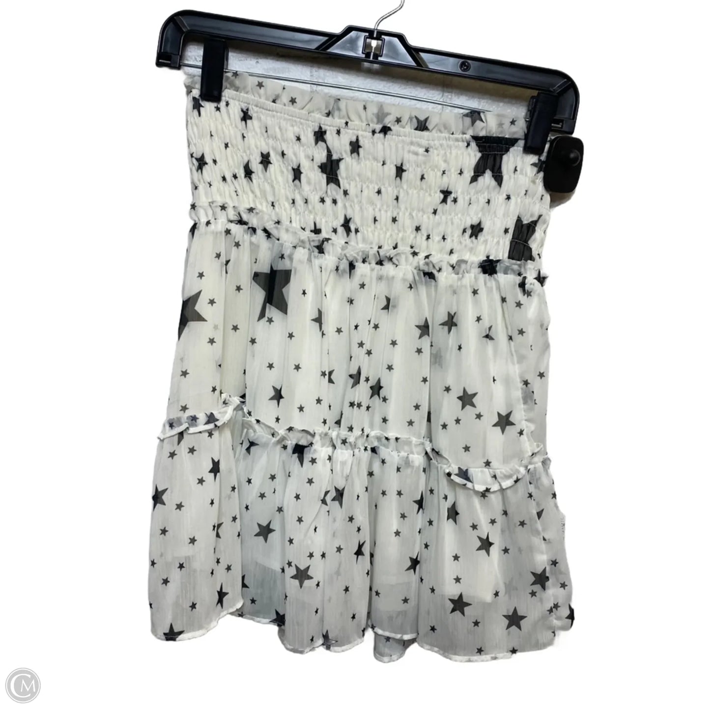 Top Sleeveless By Storia In Black & White, Size: M