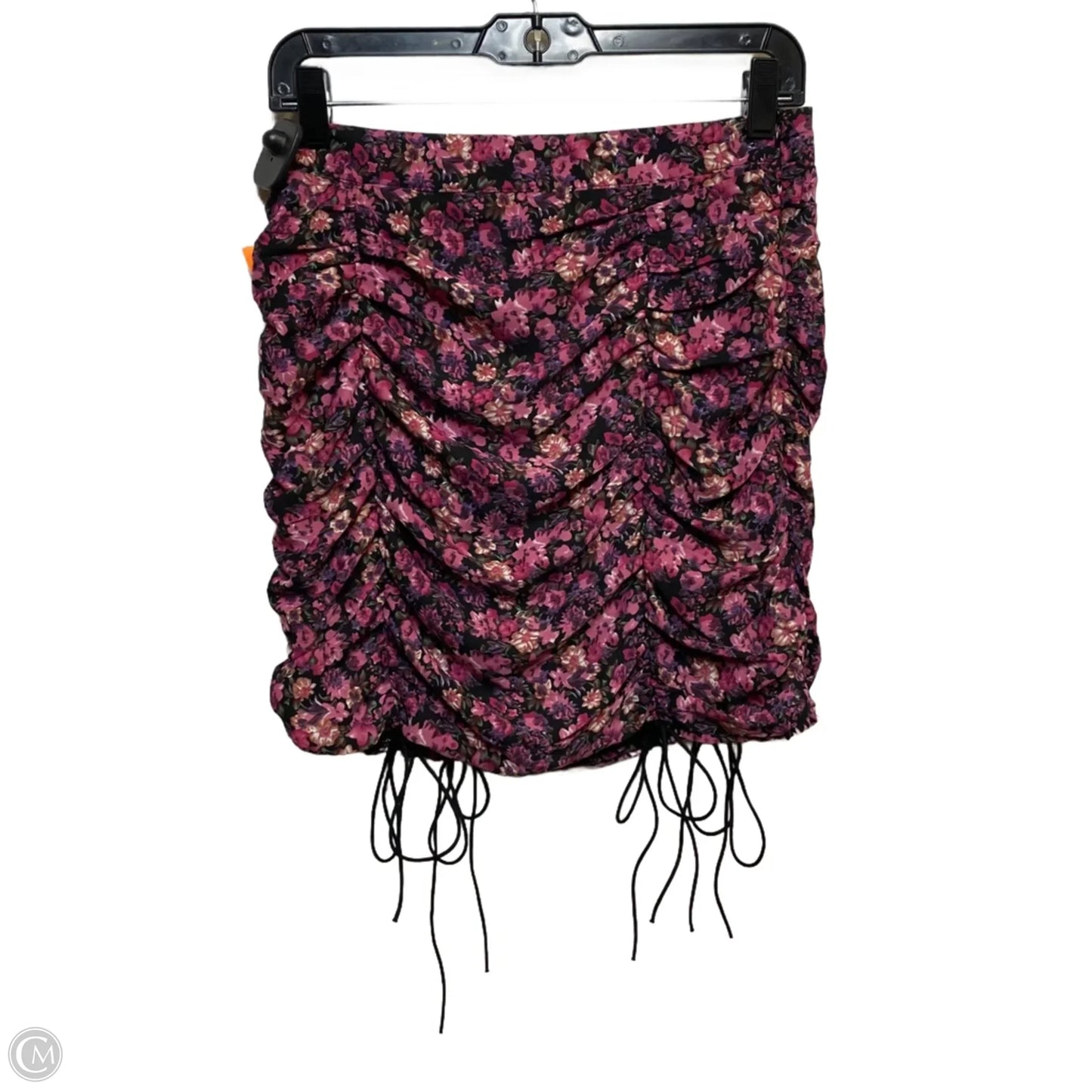 Skirt Mini & Short By Pretty Little Thing In Black & Pink, Size: L
