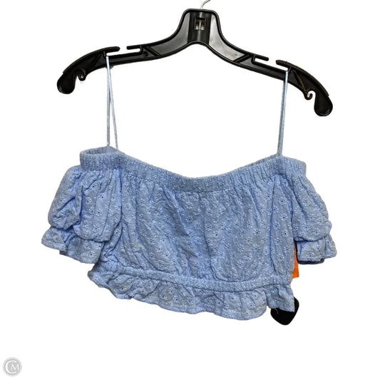 Top Short Sleeve By Blue Blush In Blue, Size: S