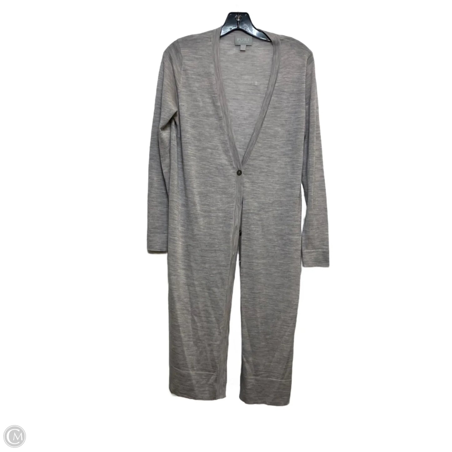 Cardigan By Pure Collection In Grey, Size: S