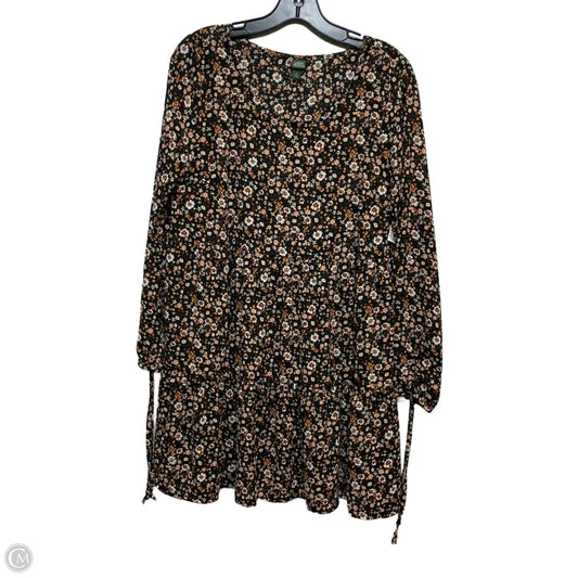 Dress Casual Short By Wild Fable In Black & Brown, Size: M