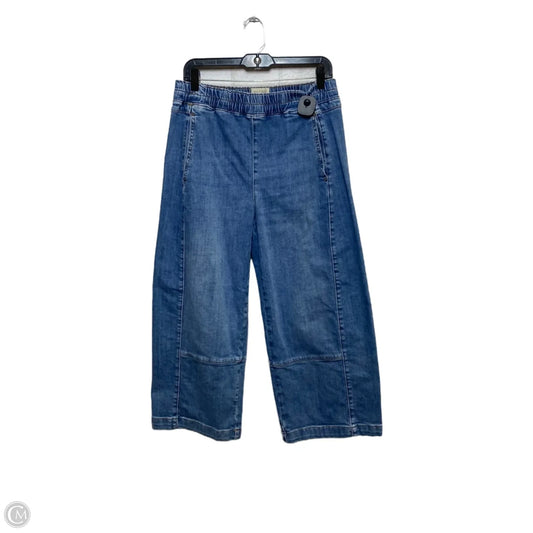Jeans Cropped By Pilcro In Blue Denim, Size: Sp