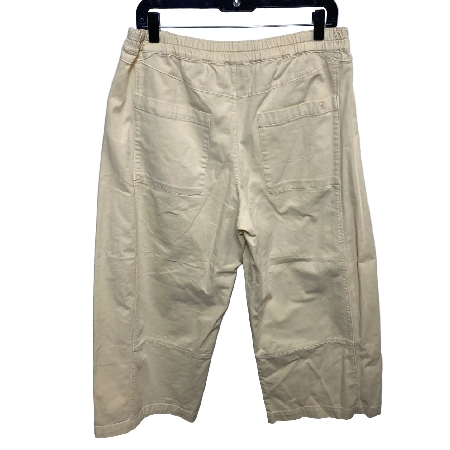 Pants Cropped By Pilcro In Cream, Size: Mp