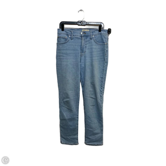 Jeans Straight By Madewell In Blue Denim, Size: 8