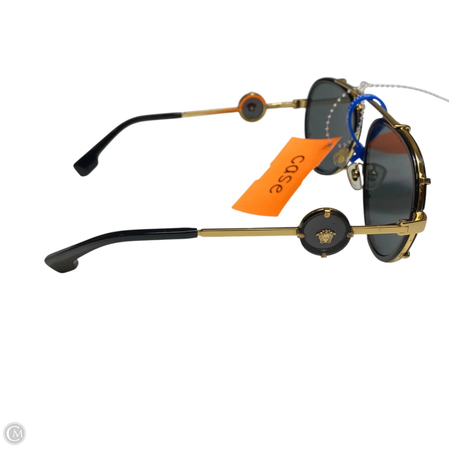 Sunglass Case Luxury Designer By Versace, Size: Medium