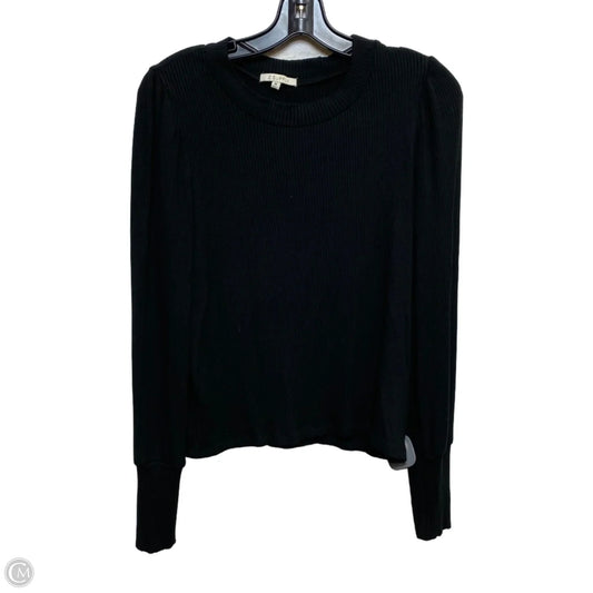 Top Long Sleeve By Z Supply In Black, Size: M