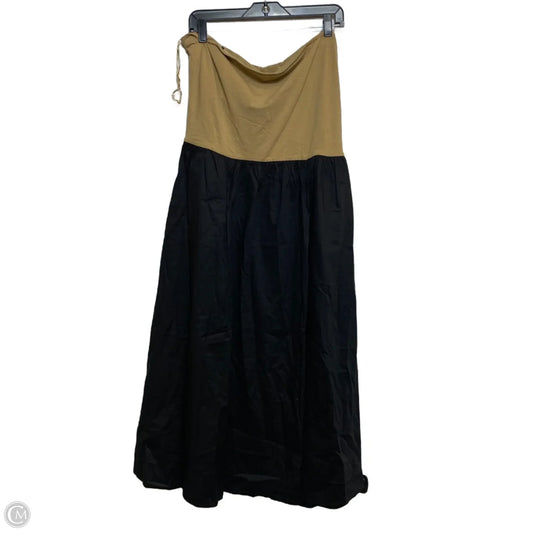 Dress Casual Maxi By Gap In Black & Tan, Size: Xl